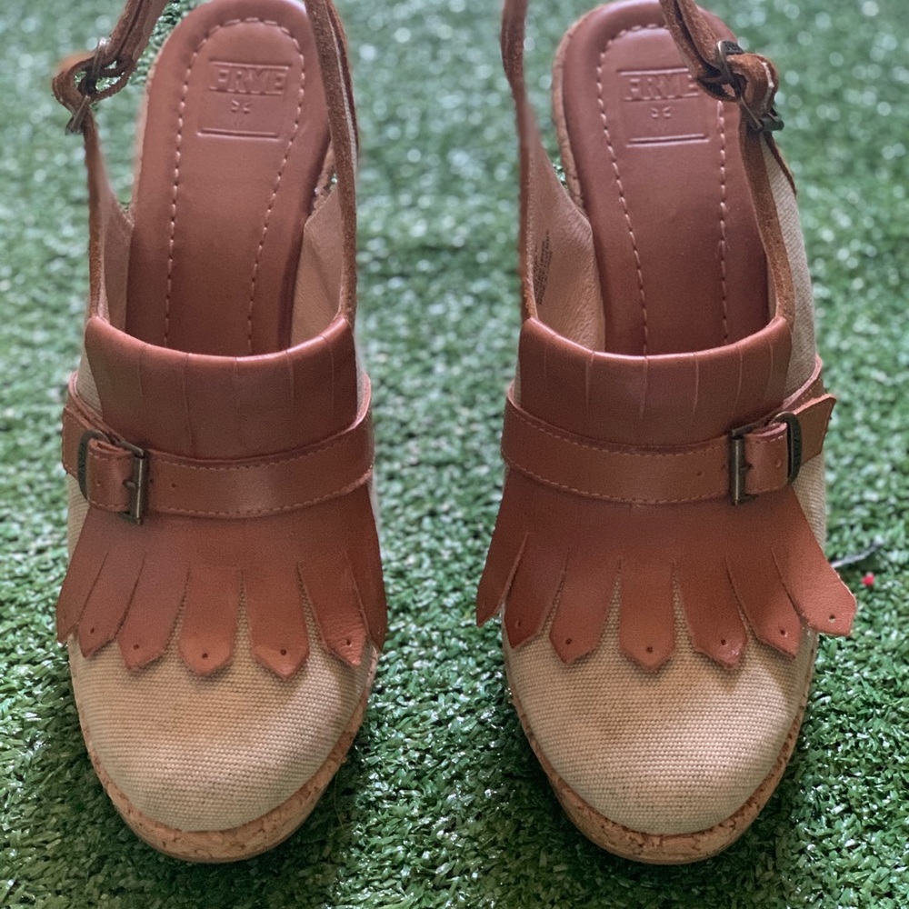 Frye Pepper Kilte wedge tassel shoes